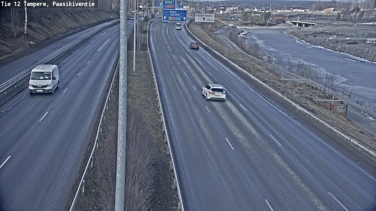 Kelikamerat Kuva Tie 12 Tampere, Paasikiventie, Tampere, Pirkanmaa