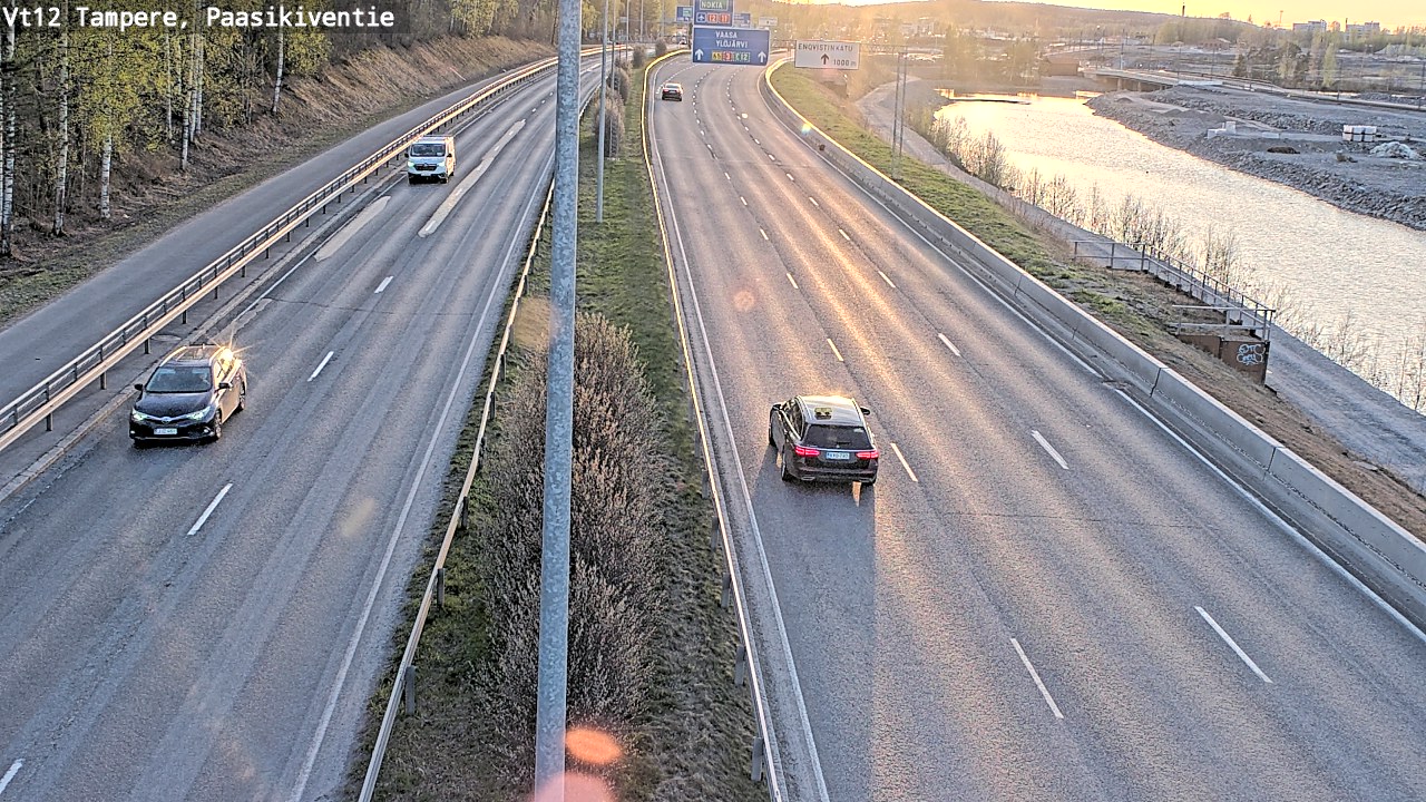 Weather Camera Image Road 12 Tampere, Paasikiventie, Tampere, Pirkanmaa