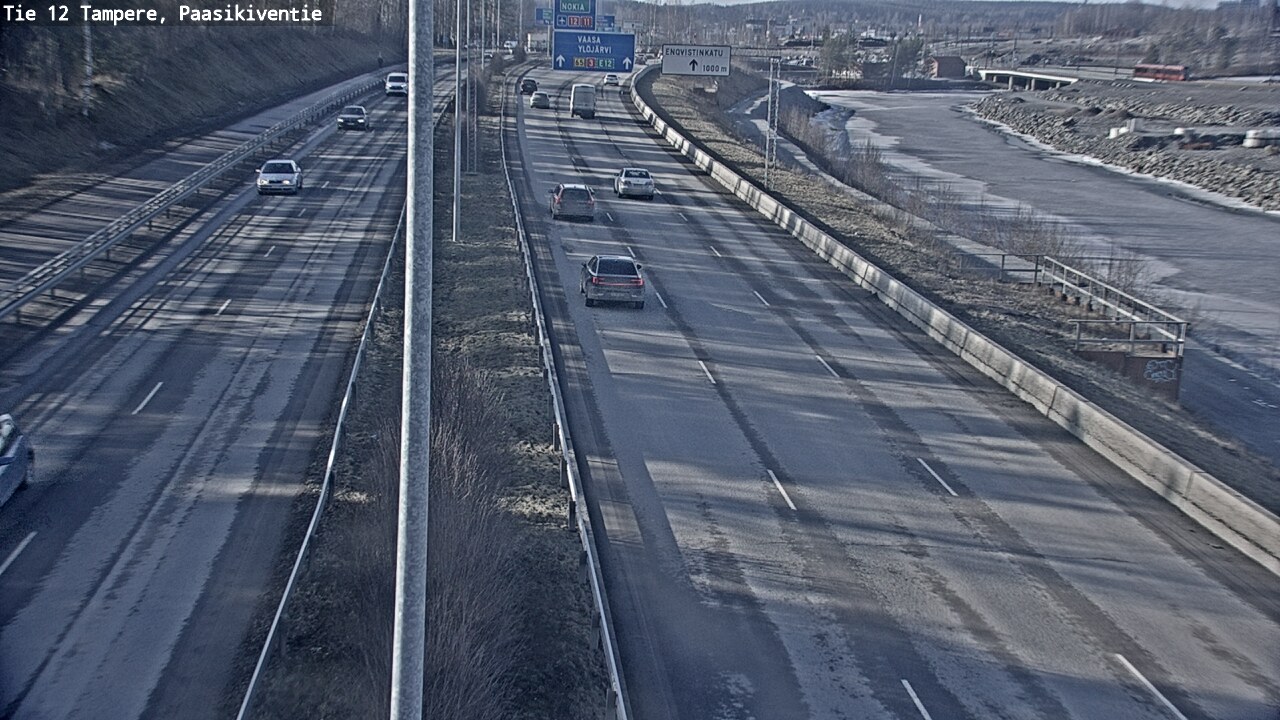 Kelikamerat Kuva Tie 12 Tampere, Paasikiventie, Tampere, Pirkanmaa