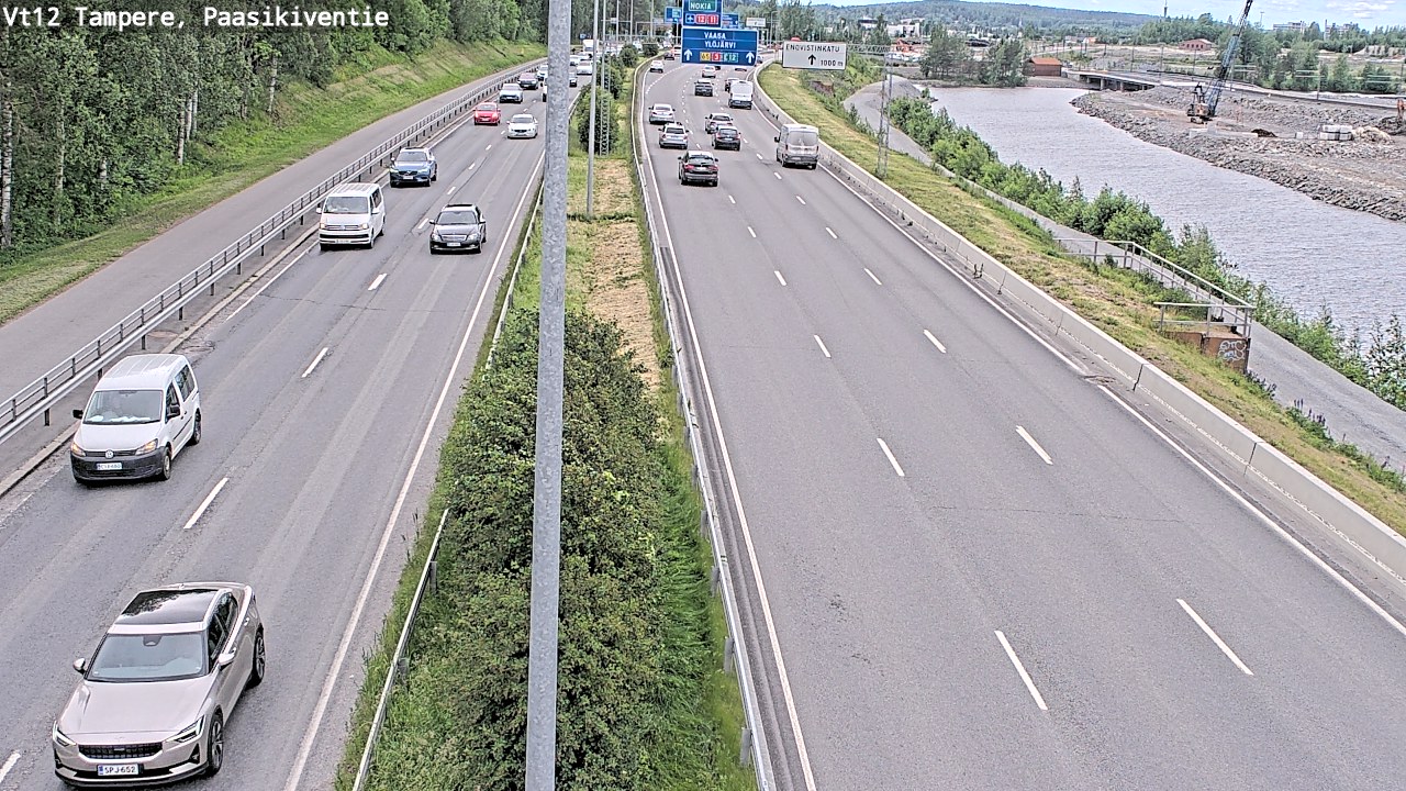 Kelikamerat Kuva Tie 12 Tampere, Paasikiventie, Tampere, Pirkanmaa