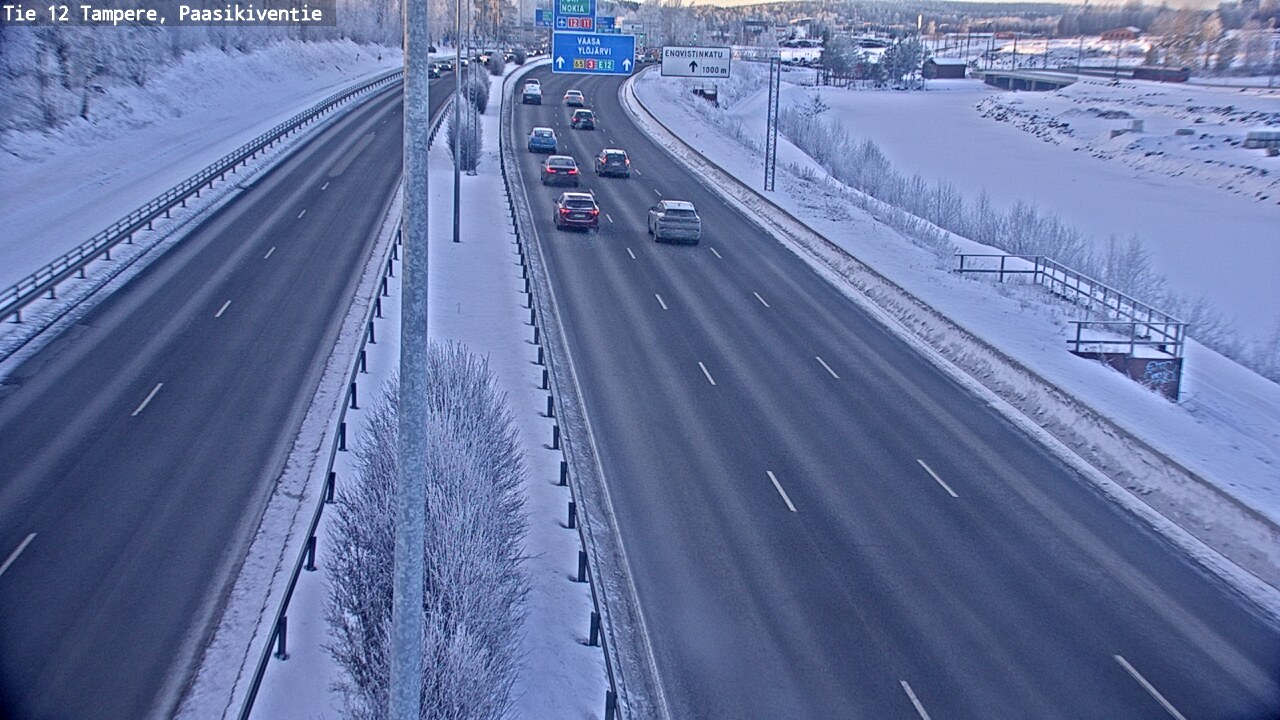 Kelikamerat Kuva Tie 12 Tampere, Paasikiventie, Tampere, Pirkanmaa