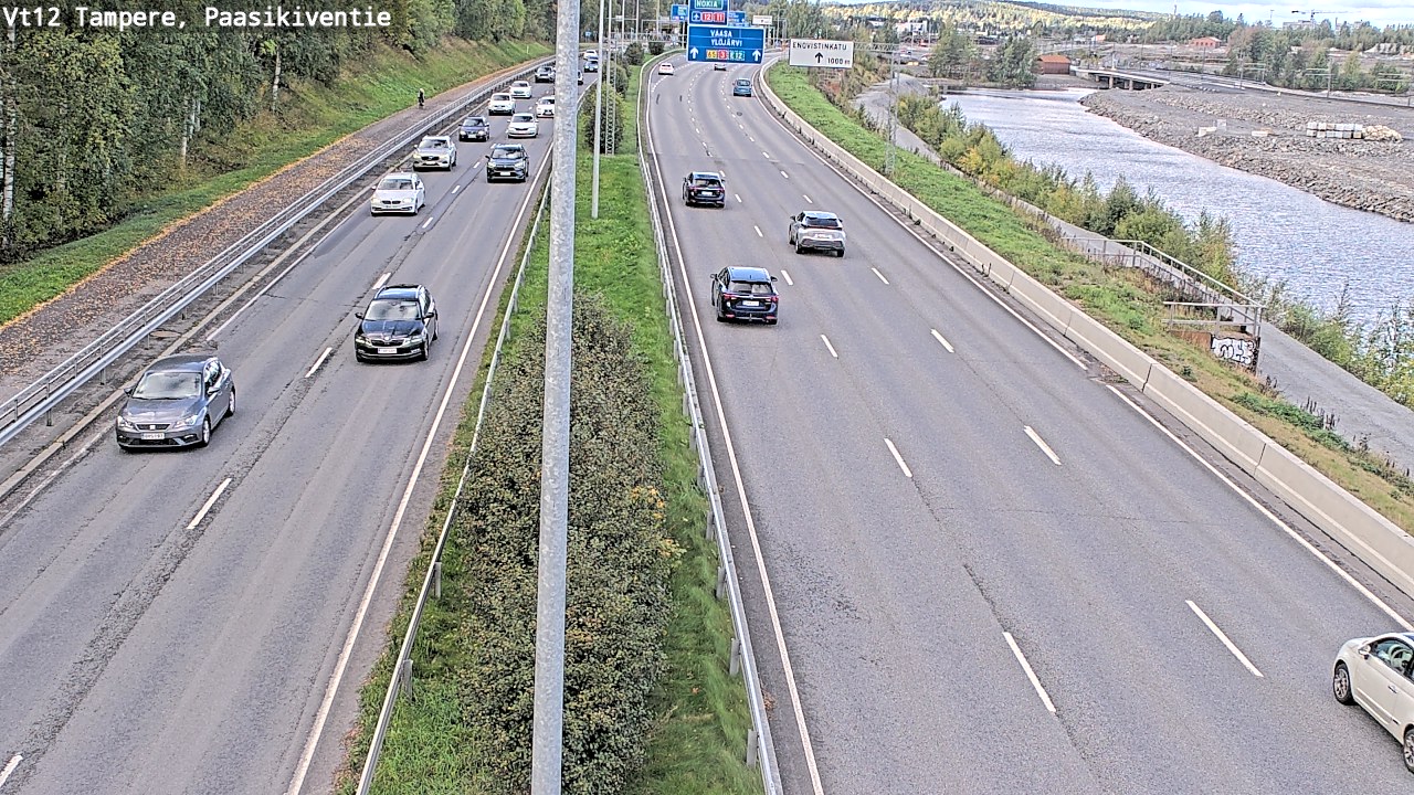 Kelikamerat Kuva Tie 12 Tampere, Paasikiventie, Tampere, Pirkanmaa