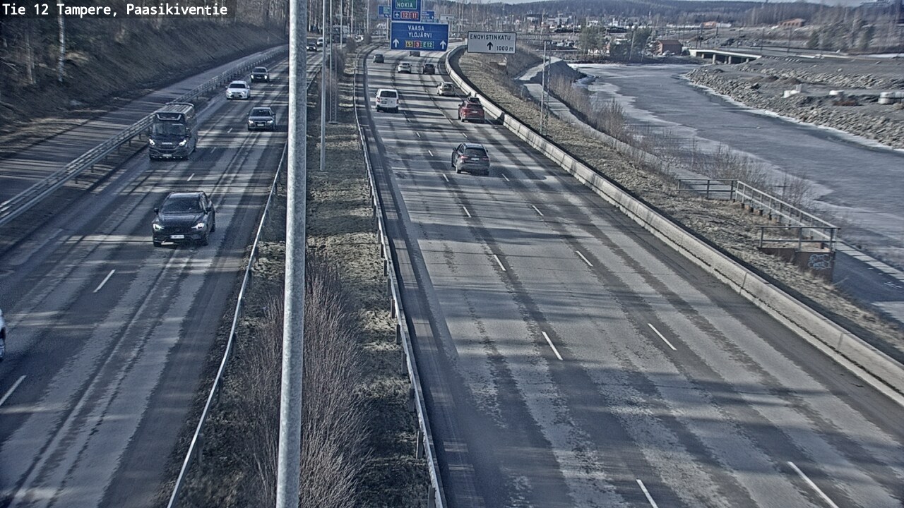 Kelikamerat Kuva Tie 12 Tampere, Paasikiventie, Tampere, Pirkanmaa