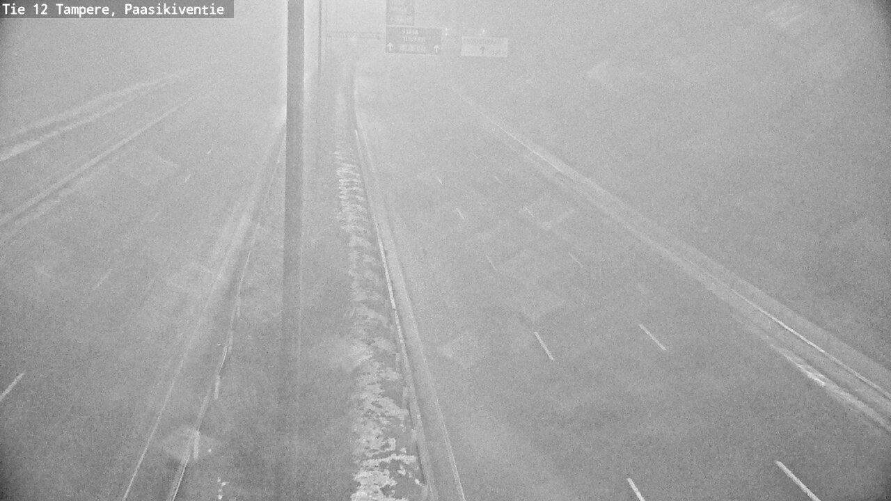 Weather Camera Image Väg 12 Tammerfors, Paasikiventie, Tampere, Pirkanmaa