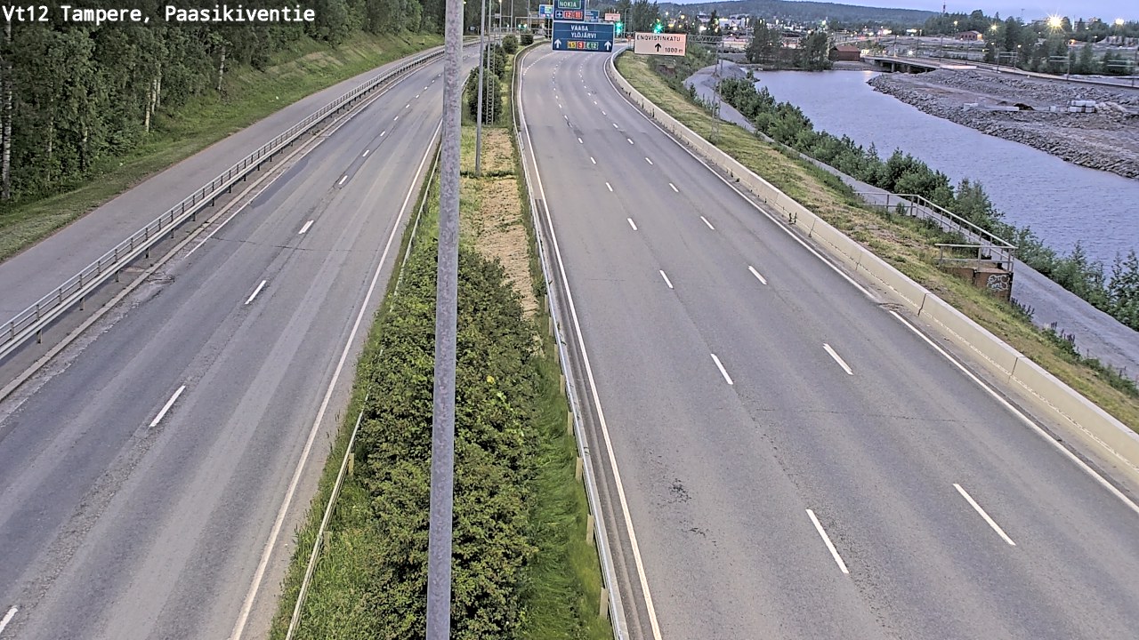 Kelikamerat Kuva Tie 12 Tampere, Paasikiventie, Tampere, Pirkanmaa