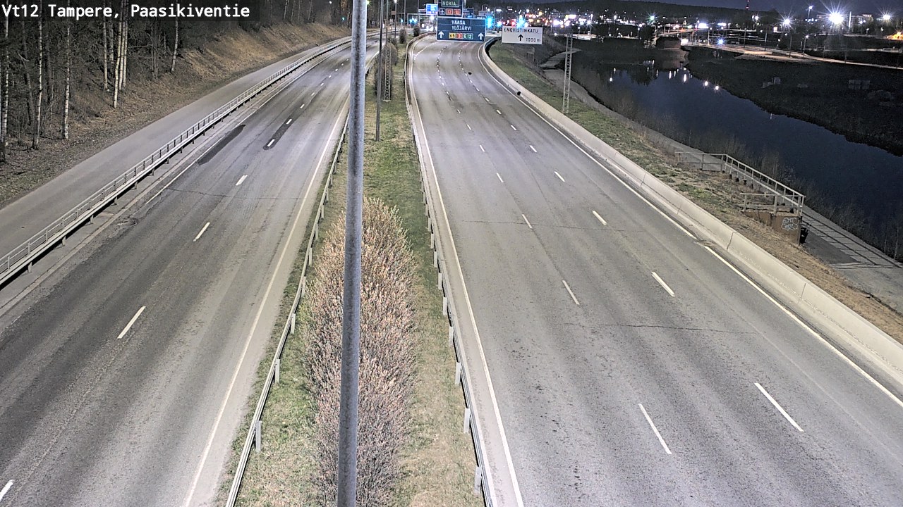 Weather Camera Image Road 12 Tampere, Paasikiventie, Tampere, Pirkanmaa