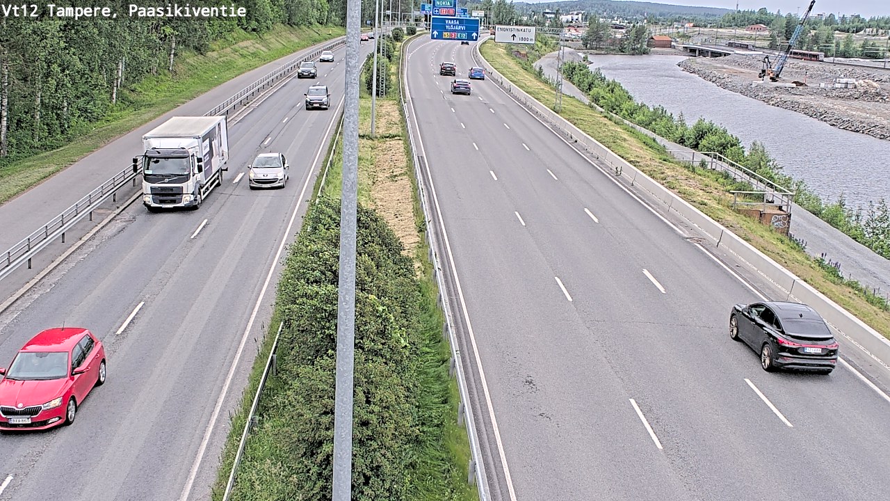Kelikamerat Kuva Tie 12 Tampere, Paasikiventie, Tampere, Pirkanmaa