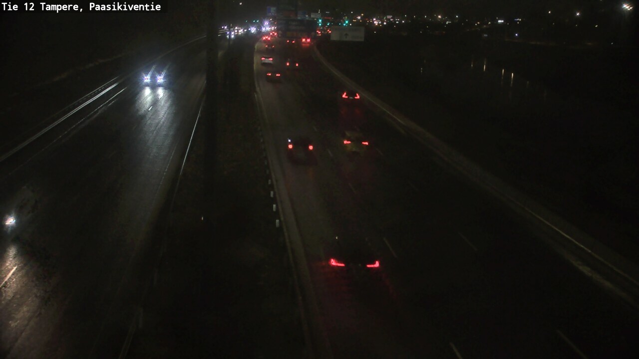 Weather Camera Image Väg 12 Tammerfors, Paasikiventie, Tampere, Pirkanmaa
