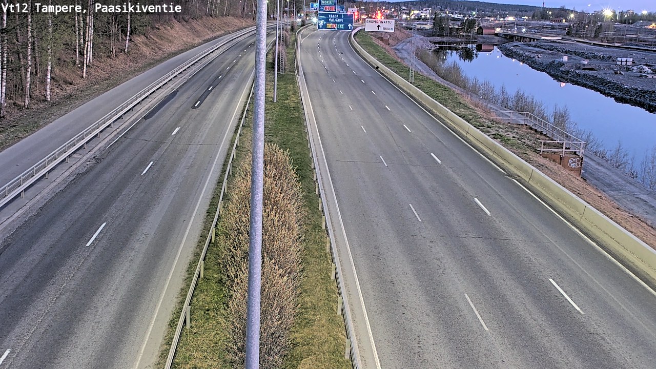 Kelikamerat Kuva Tie 12 Tampere, Paasikiventie, Tampere, Pirkanmaa