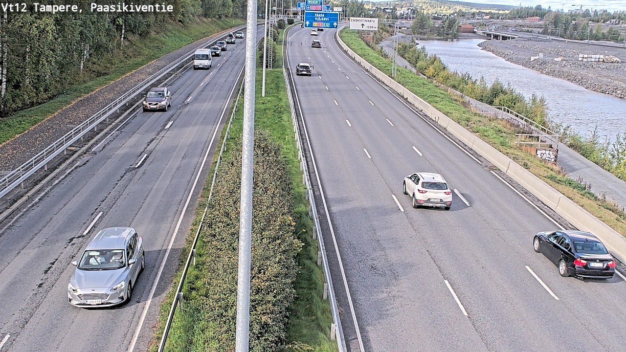 Kelikamerat Kuva Tie 12 Tampere, Paasikiventie, Tampere, Pirkanmaa