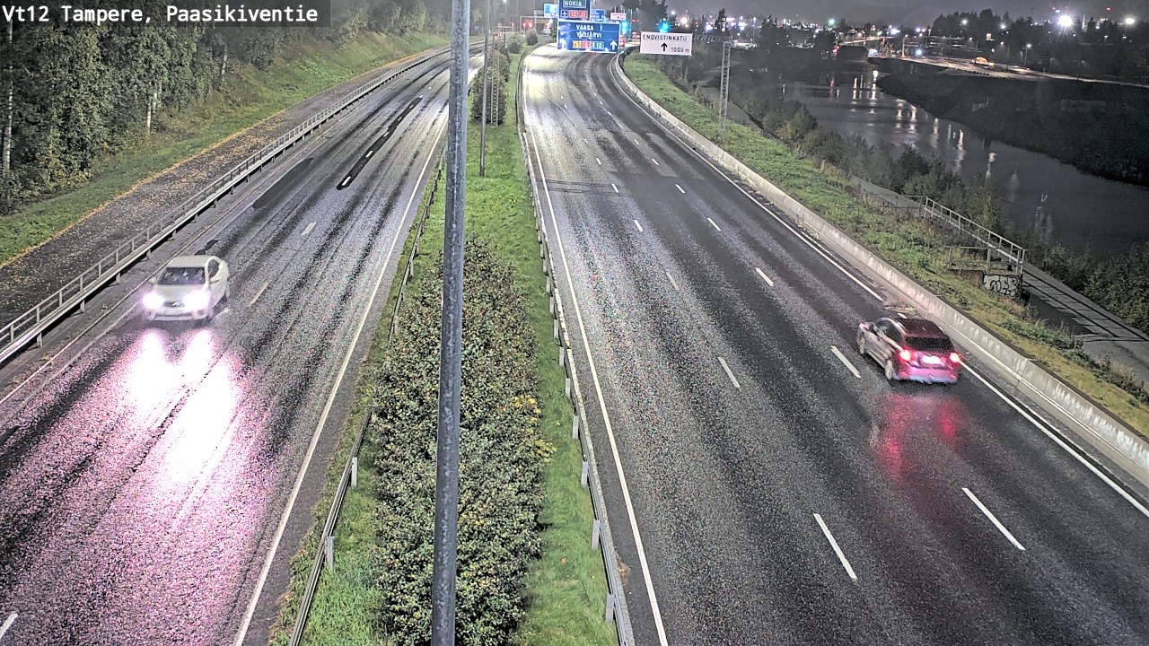 Weather Camera Image Väg 12 Tammerfors, Paasikiventie, Tampere, Pirkanmaa