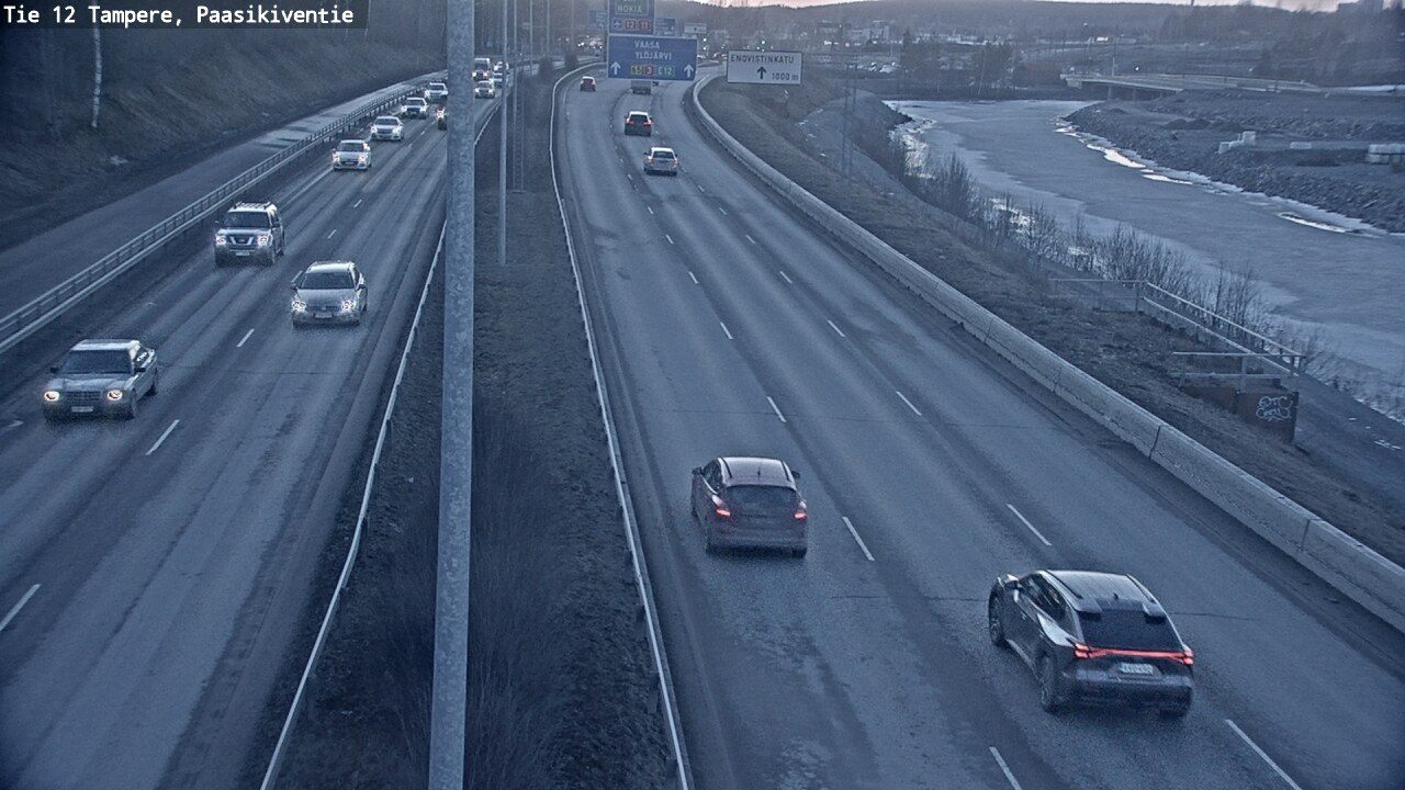 Kelikamerat Kuva Tie 12 Tampere, Paasikiventie, Tampere, Pirkanmaa