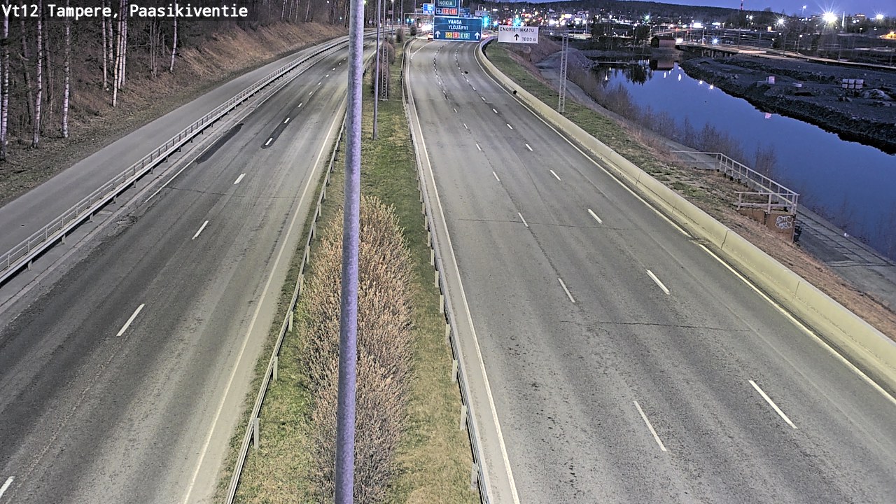 Weather Camera Image Road 12 Tampere, Paasikiventie, Tampere, Pirkanmaa