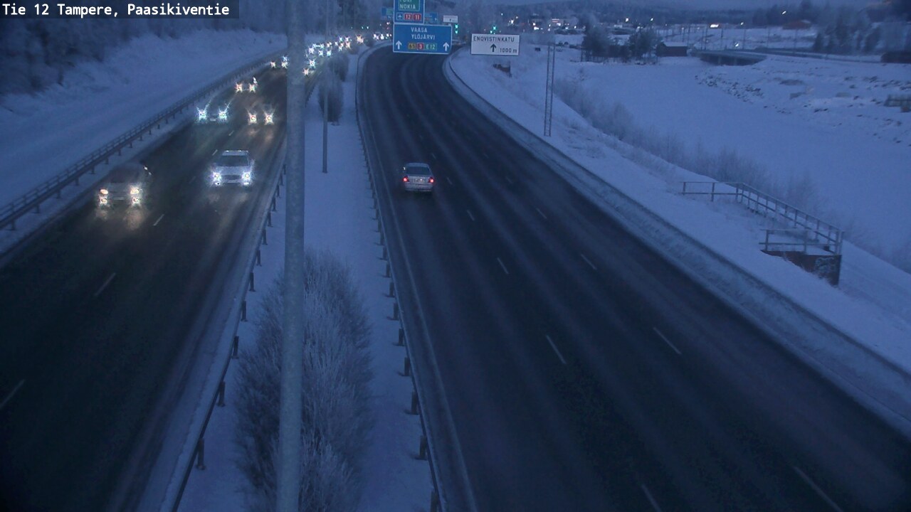 Kelikamerat Kuva Tie 12 Tampere, Paasikiventie, Tampere, Pirkanmaa