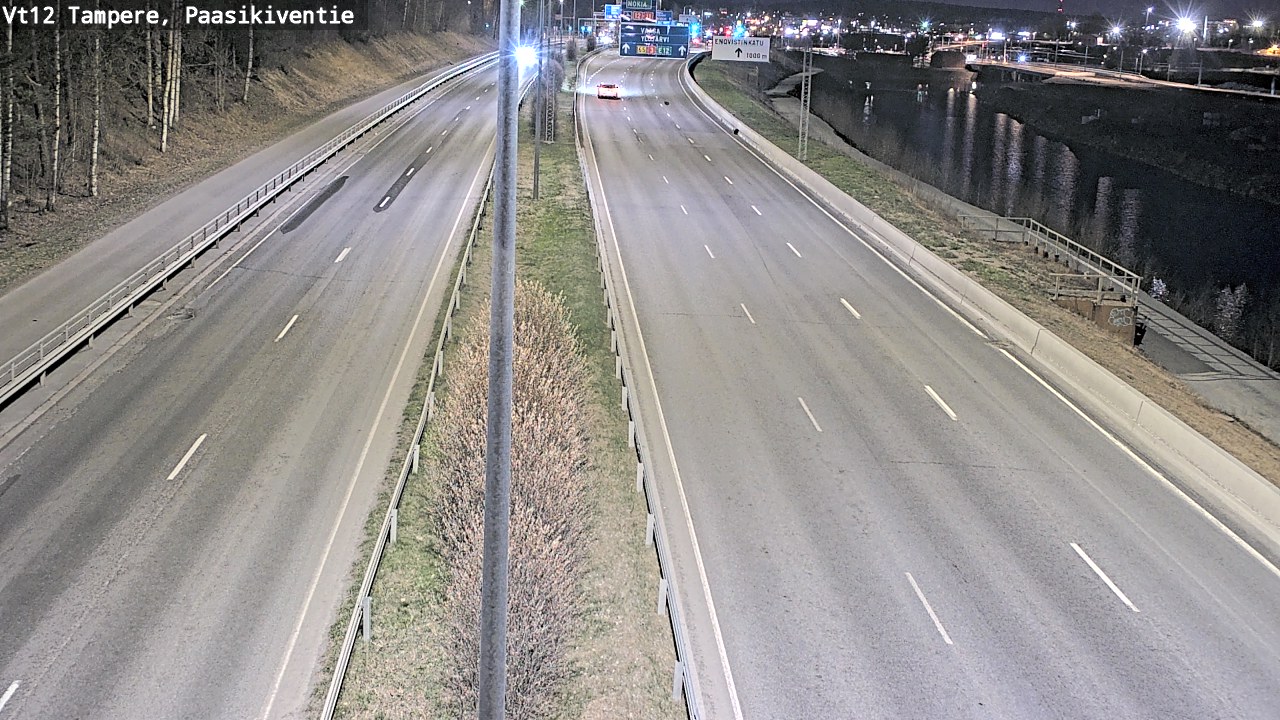 Weather Camera Image Road 12 Tampere, Paasikiventie, Tampere, Pirkanmaa