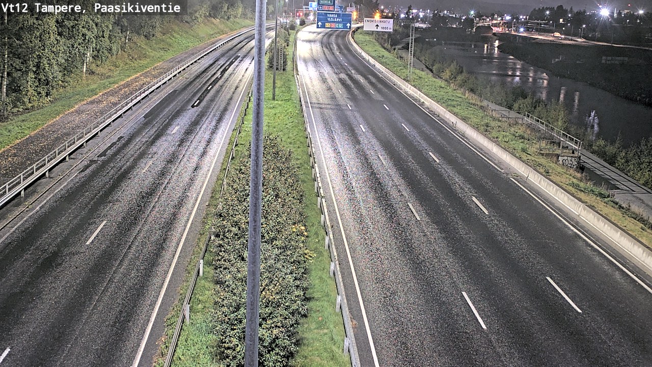 Weather Camera Image Väg 12 Tammerfors, Paasikiventie, Tampere, Pirkanmaa