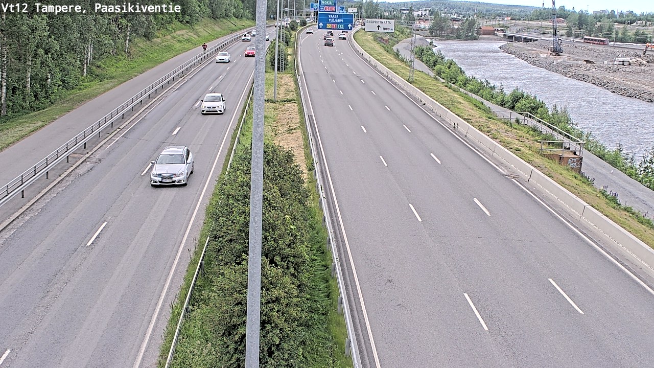 Kelikamerat Kuva Tie 12 Tampere, Paasikiventie, Tampere, Pirkanmaa