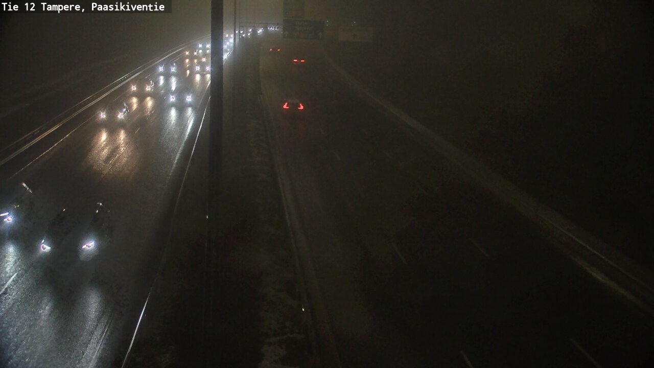Weather Camera Image Väg 12 Tammerfors, Paasikiventie, Tampere, Pirkanmaa