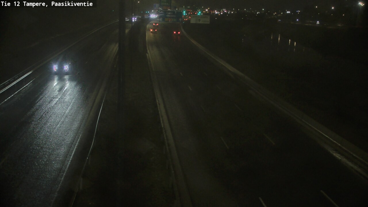Weather Camera Image Väg 12 Tammerfors, Paasikiventie, Tampere, Pirkanmaa
