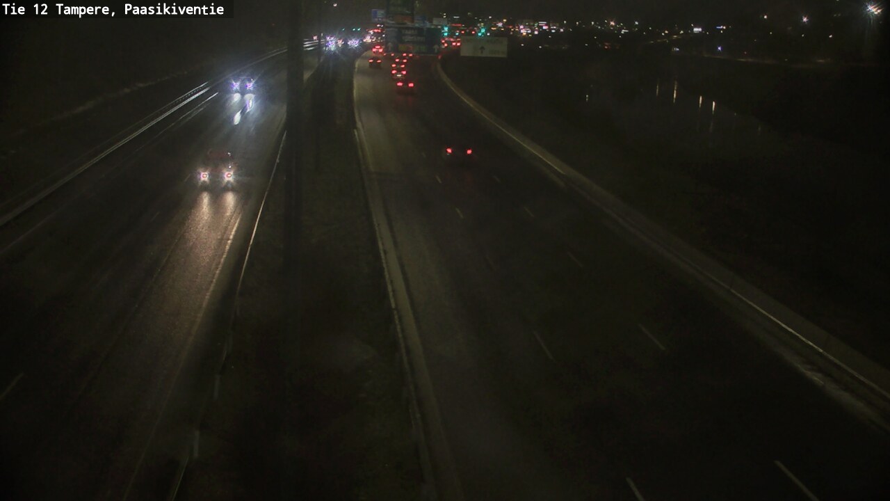 Weather Camera Image Väg 12 Tammerfors, Paasikiventie, Tampere, Pirkanmaa