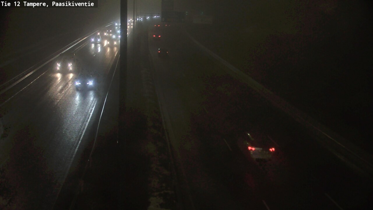 Weather Camera Image Väg 12 Tammerfors, Paasikiventie, Tampere, Pirkanmaa