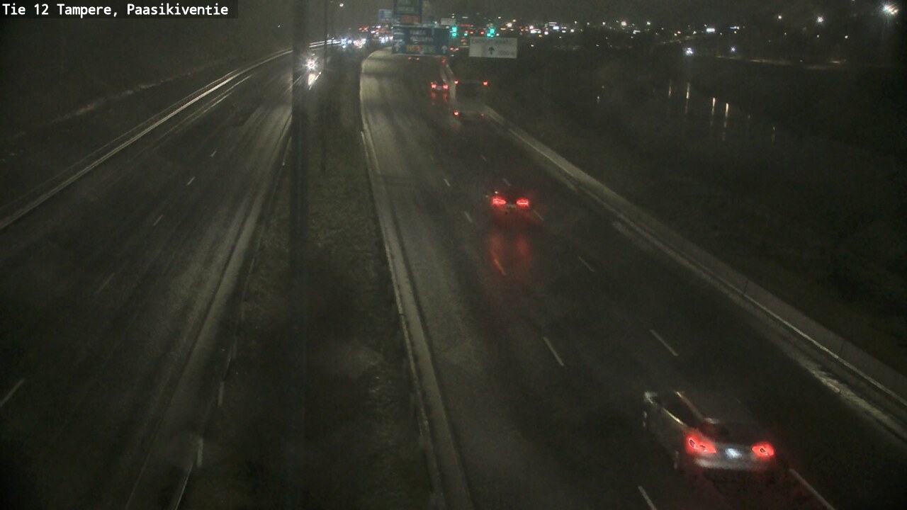 Weather Camera Image Väg 12 Tammerfors, Paasikiventie, Tampere, Pirkanmaa