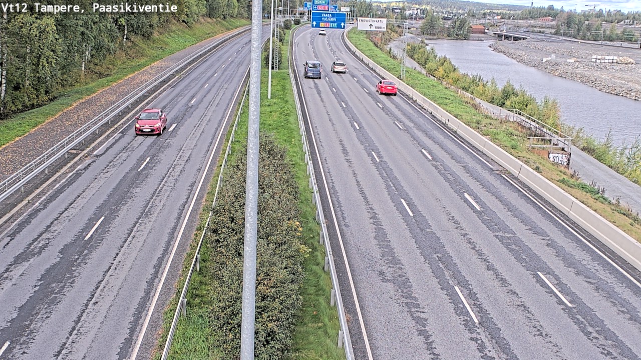 Kelikamerat Kuva Tie 12 Tampere, Paasikiventie, Tampere, Pirkanmaa