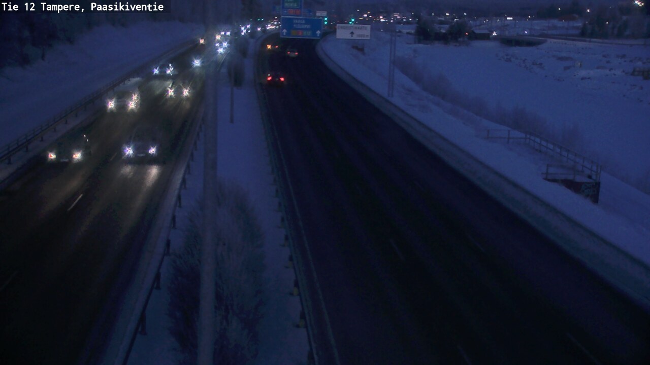 Kelikamerat Kuva Tie 12 Tampere, Paasikiventie, Tampere, Pirkanmaa