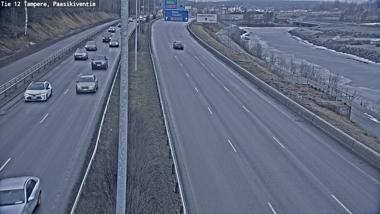 Kelikamerat Kuva Tie 12 Tampere, Paasikiventie, Tampere, Pirkanmaa