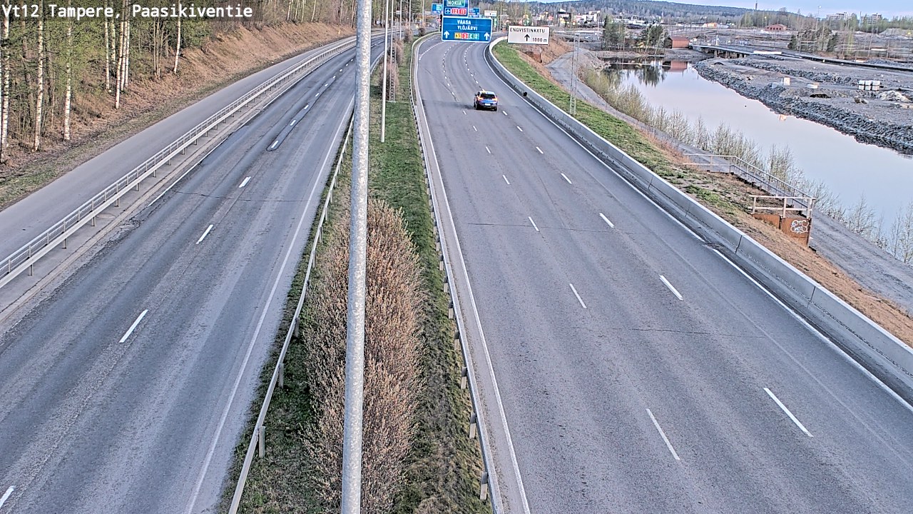 Kelikamerat Kuva Tie 12 Tampere, Paasikiventie, Tampere, Pirkanmaa