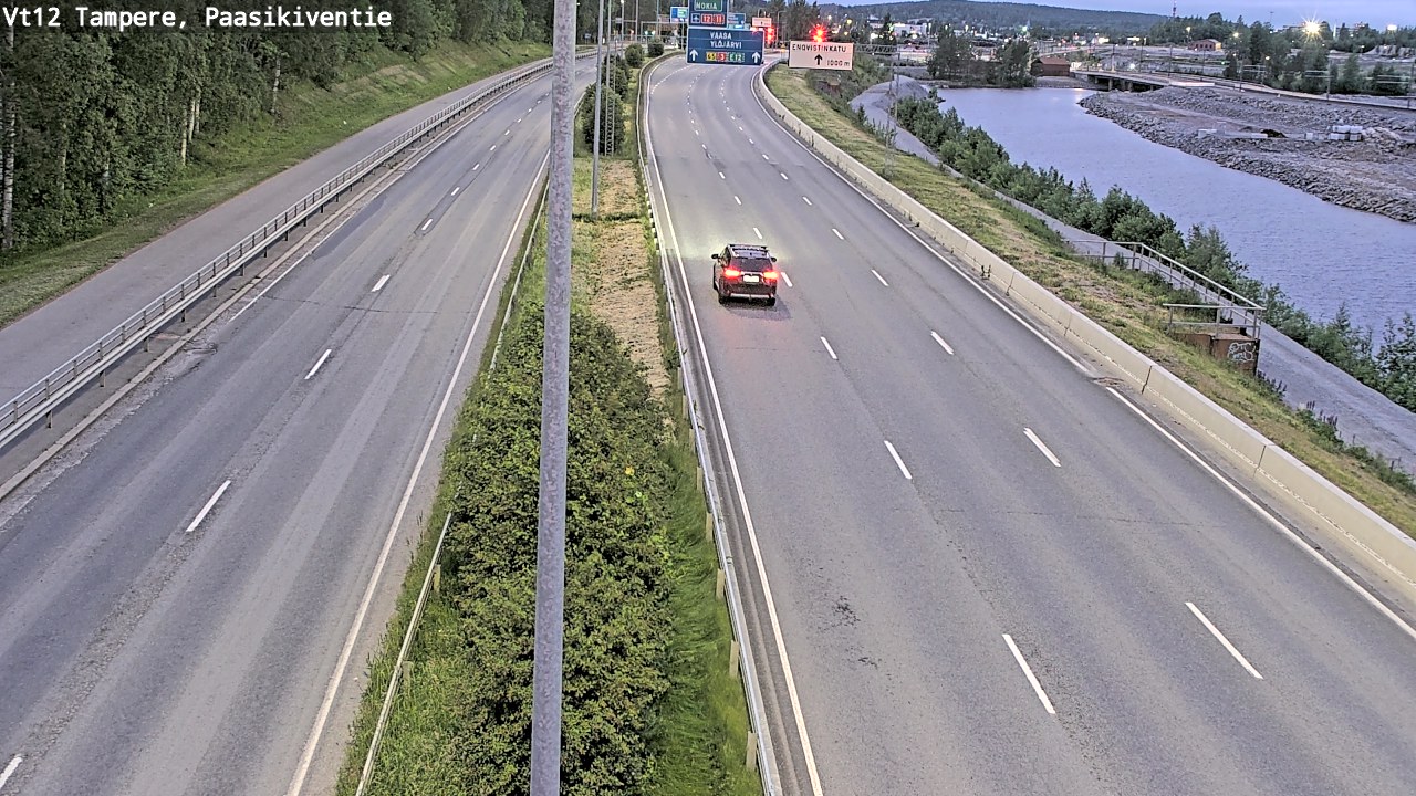 Kelikamerat Kuva Tie 12 Tampere, Paasikiventie, Tampere, Pirkanmaa