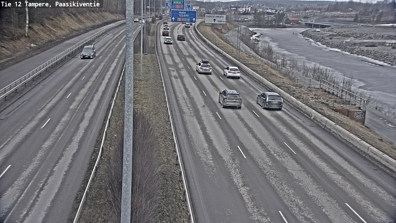 Kelikamerat Kuva Tie 12 Tampere, Paasikiventie, Tampere, Pirkanmaa