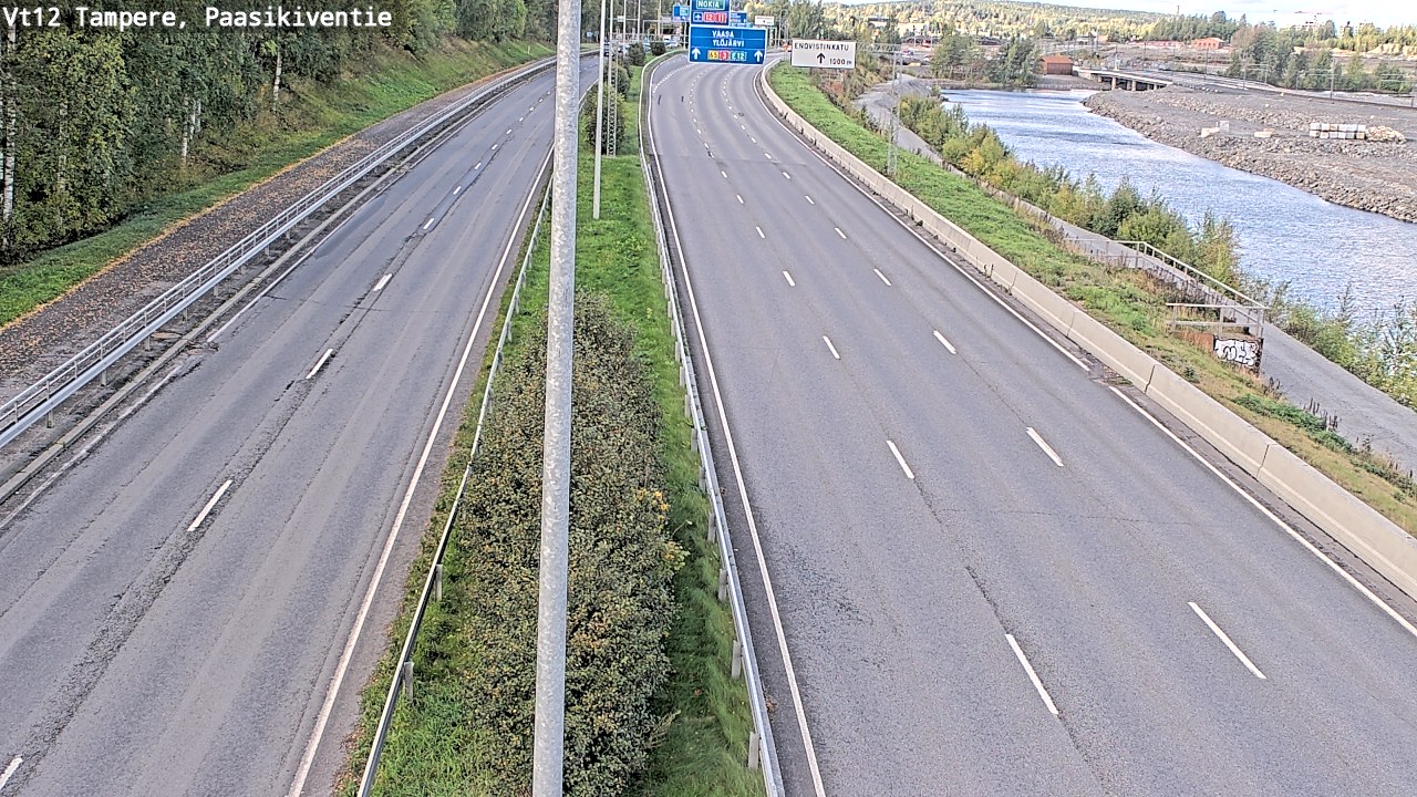 Kelikamerat Kuva Tie 12 Tampere, Paasikiventie, Tampere, Pirkanmaa