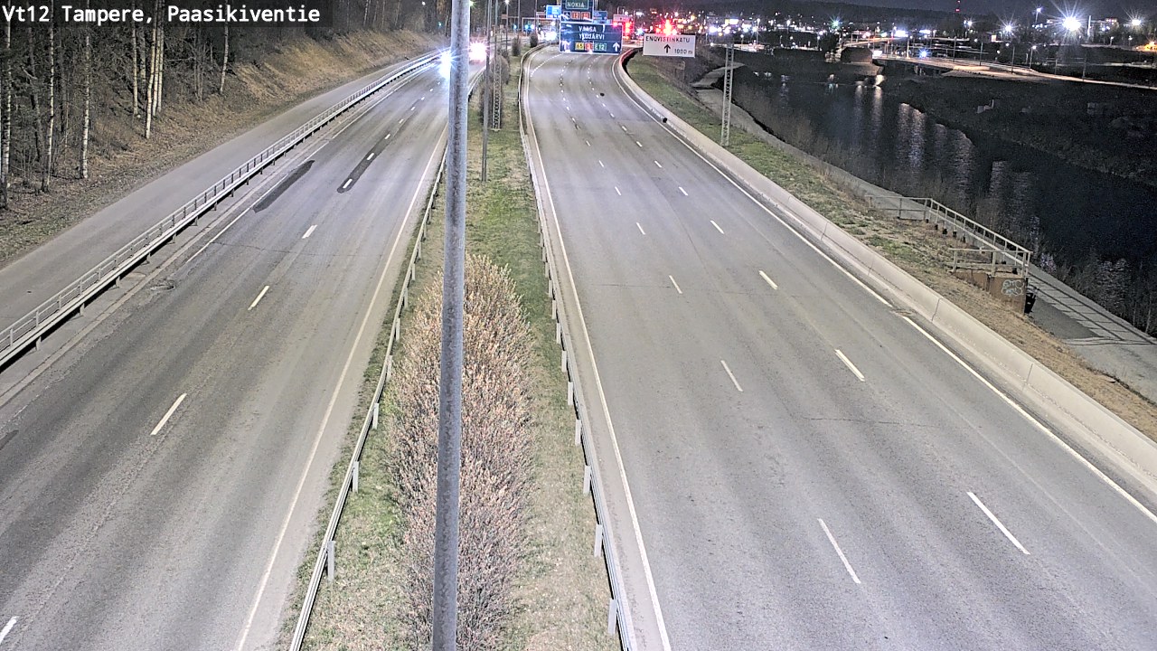 Weather Camera Image Road 12 Tampere, Paasikiventie, Tampere, Pirkanmaa