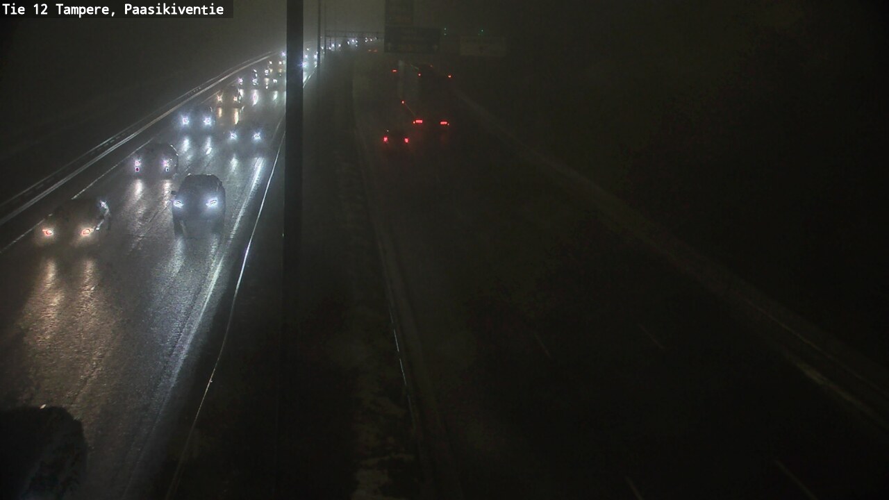 Weather Camera Image Väg 12 Tammerfors, Paasikiventie, Tampere, Pirkanmaa