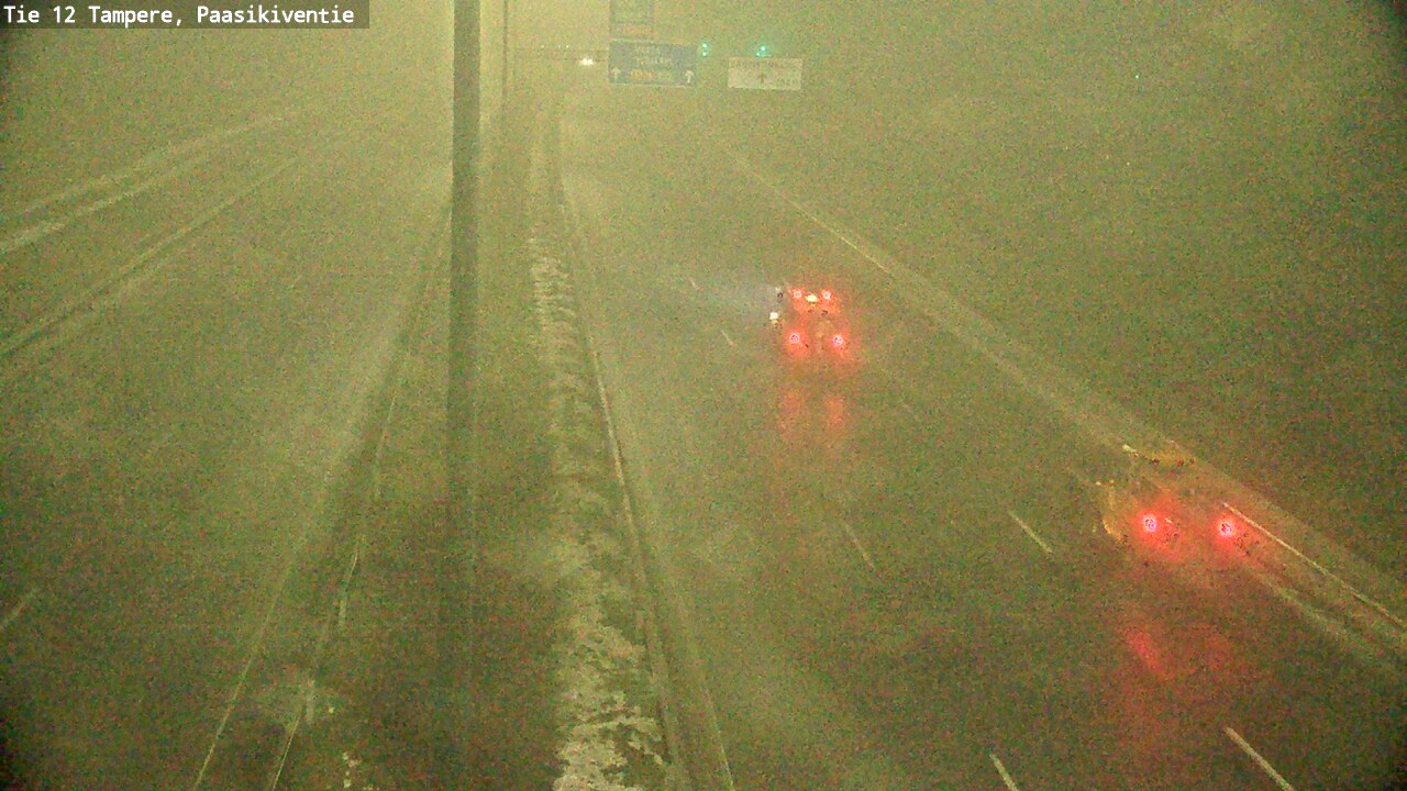 Weather Camera Image Väg 12 Tammerfors, Paasikiventie, Tampere, Pirkanmaa
