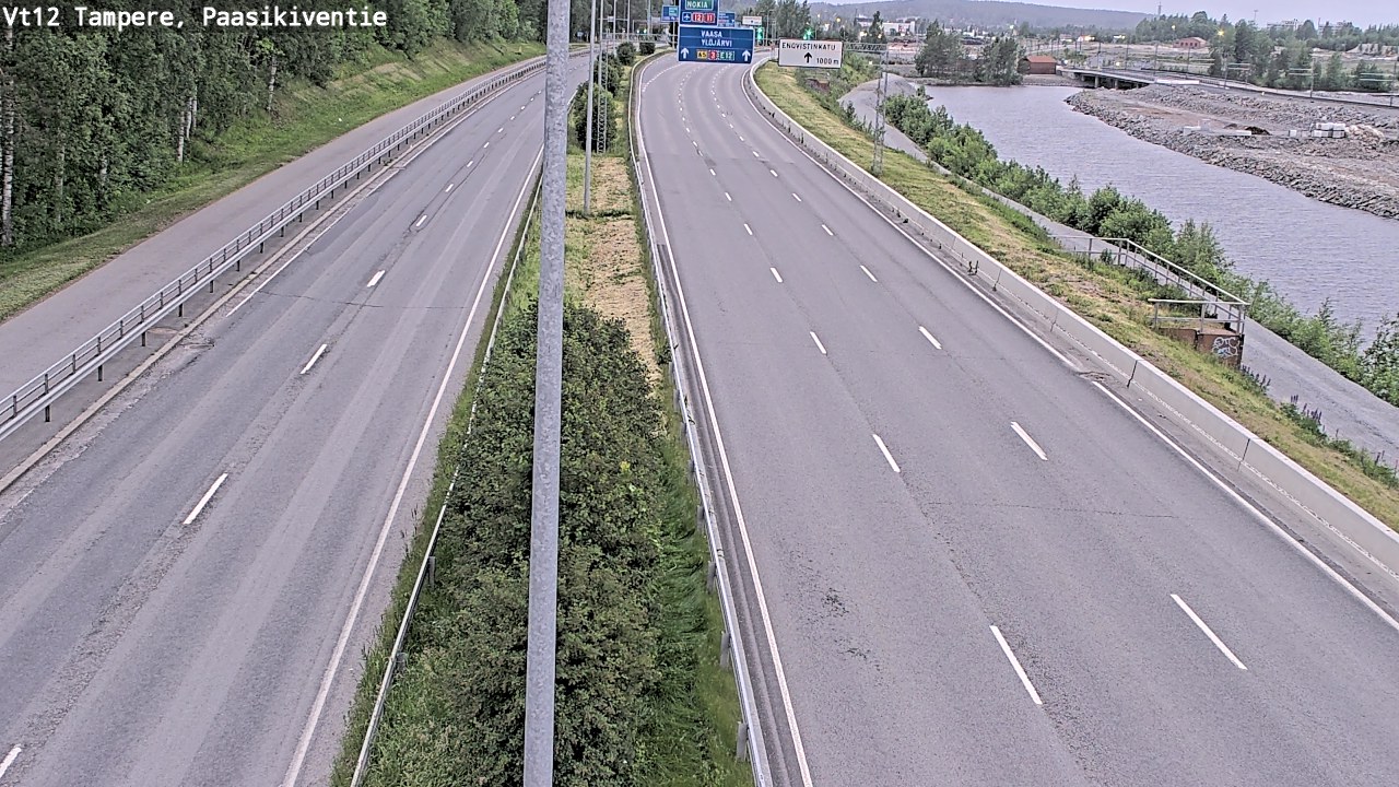 Kelikamerat Kuva Tie 12 Tampere, Paasikiventie, Tampere, Pirkanmaa