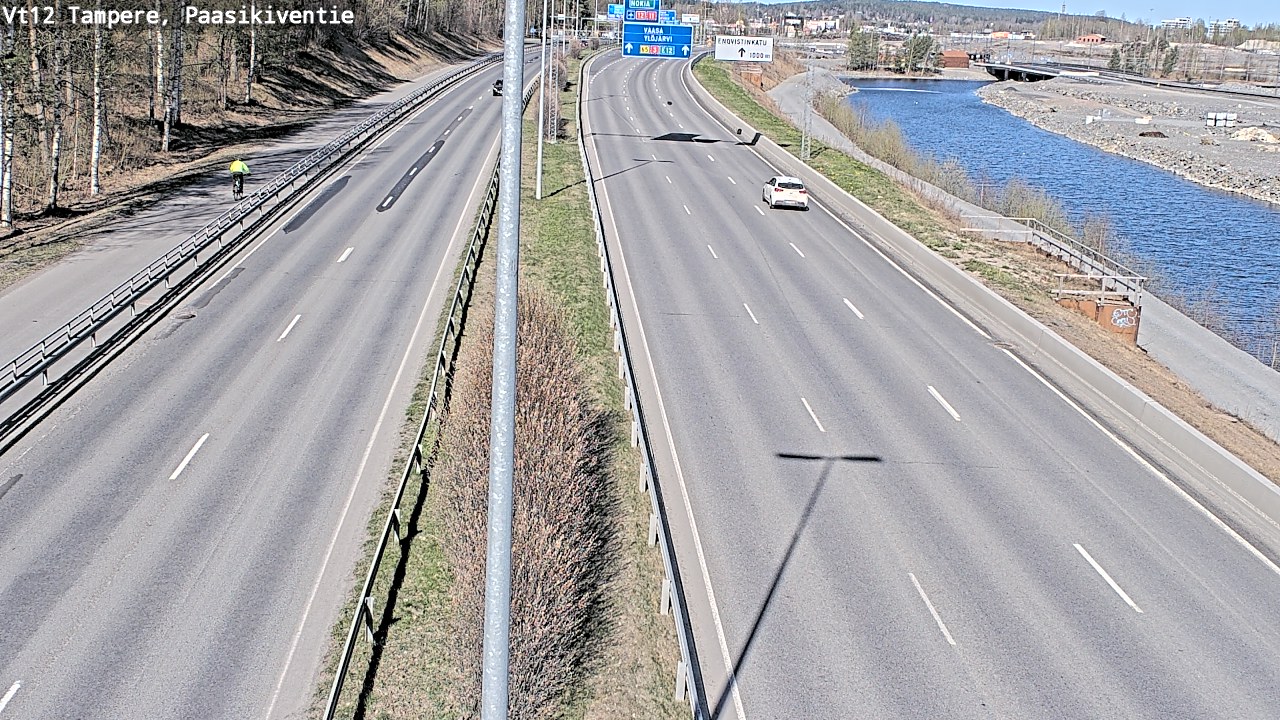 Weather Camera Image Road 12 Tampere, Paasikiventie, Tampere, Pirkanmaa