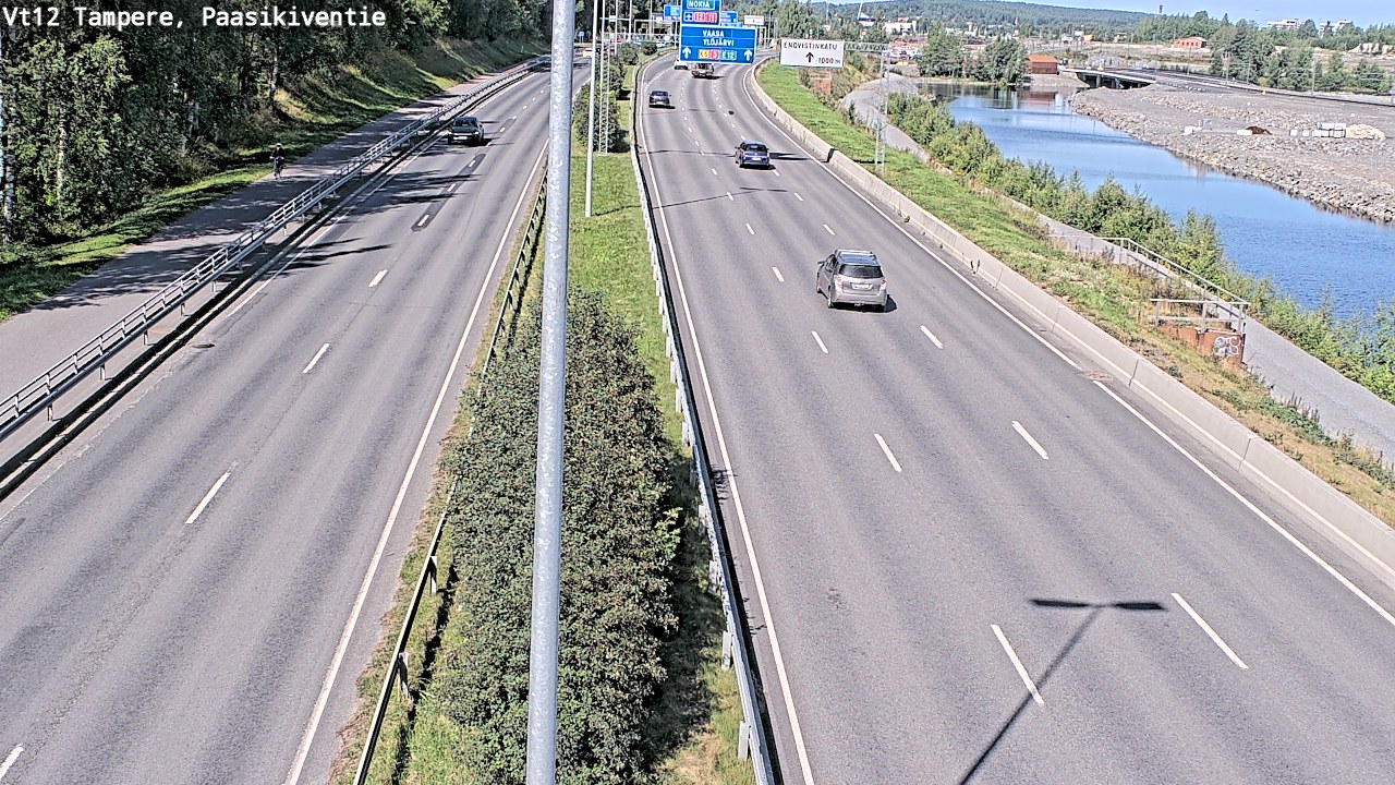 Kelikamerat Kuva Tie 12 Tampere, Paasikiventie, Tampere, Pirkanmaa