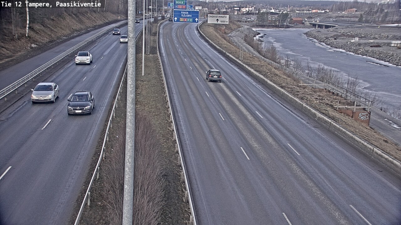 Kelikamerat Kuva Tie 12 Tampere, Paasikiventie, Tampere, Pirkanmaa