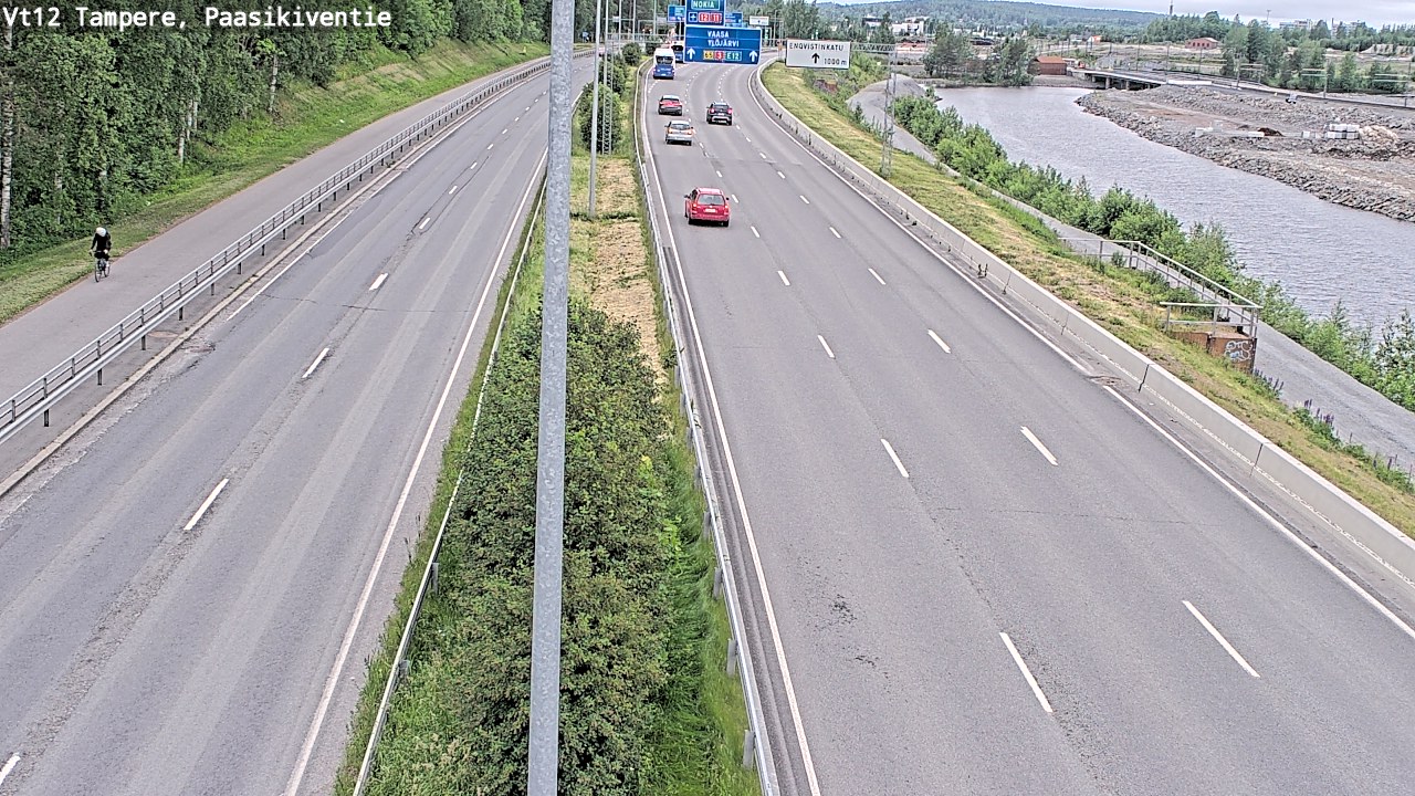 Kelikamerat Kuva Tie 12 Tampere, Paasikiventie, Tampere, Pirkanmaa