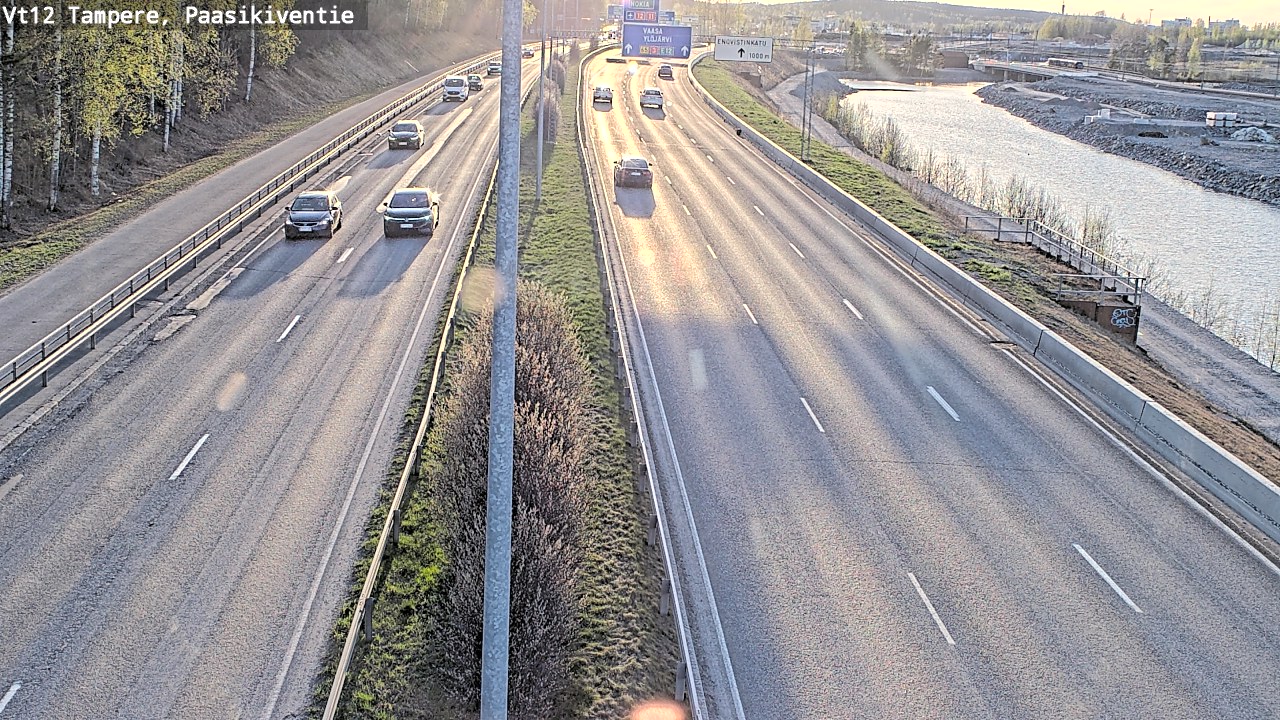 Weather Camera Image Road 12 Tampere, Paasikiventie, Tampere, Pirkanmaa