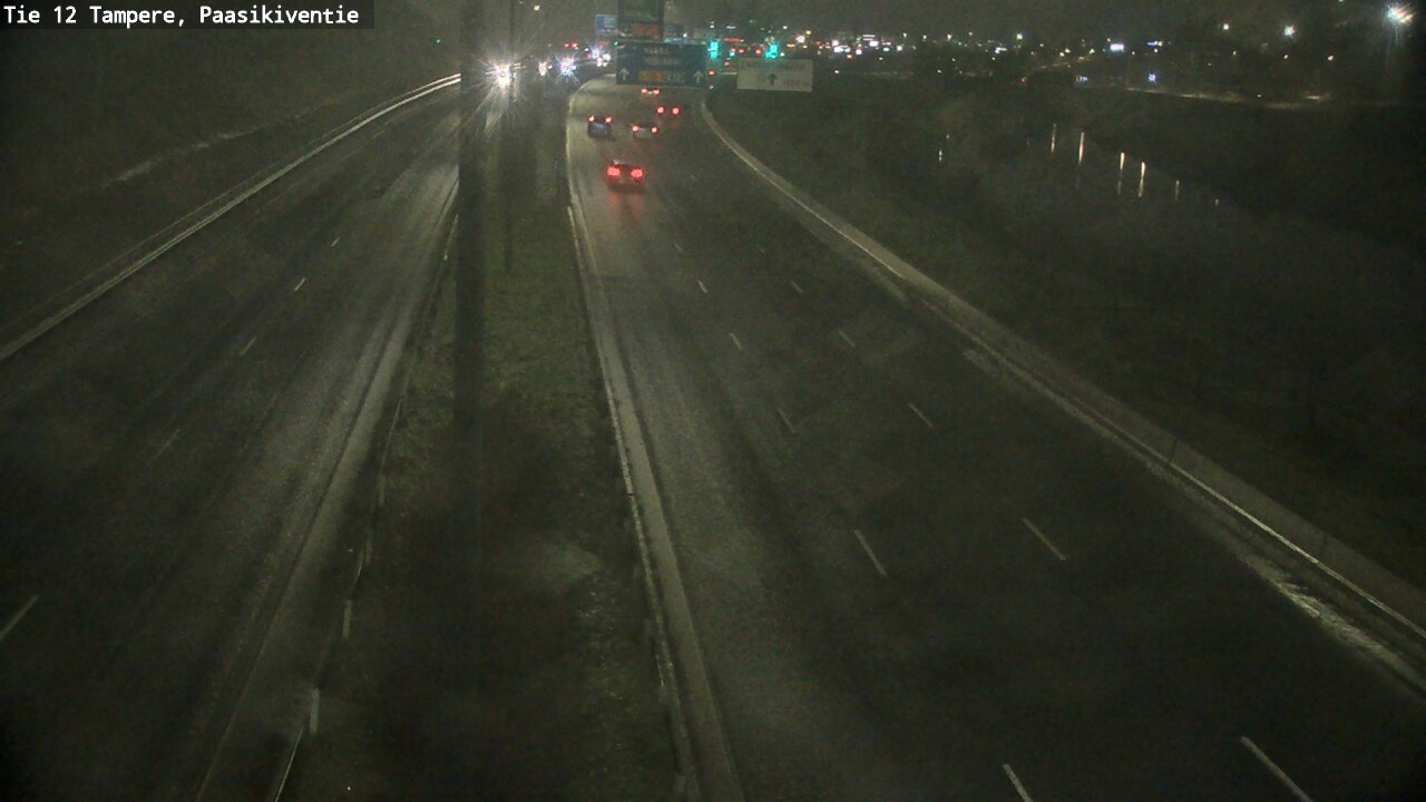 Weather Camera Image Väg 12 Tammerfors, Paasikiventie, Tampere, Pirkanmaa