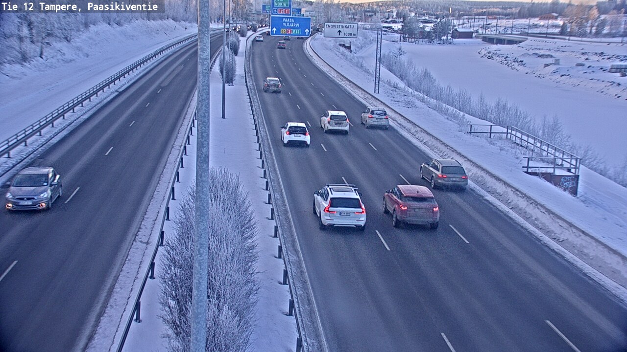 Kelikamerat Kuva Tie 12 Tampere, Paasikiventie, Tampere, Pirkanmaa