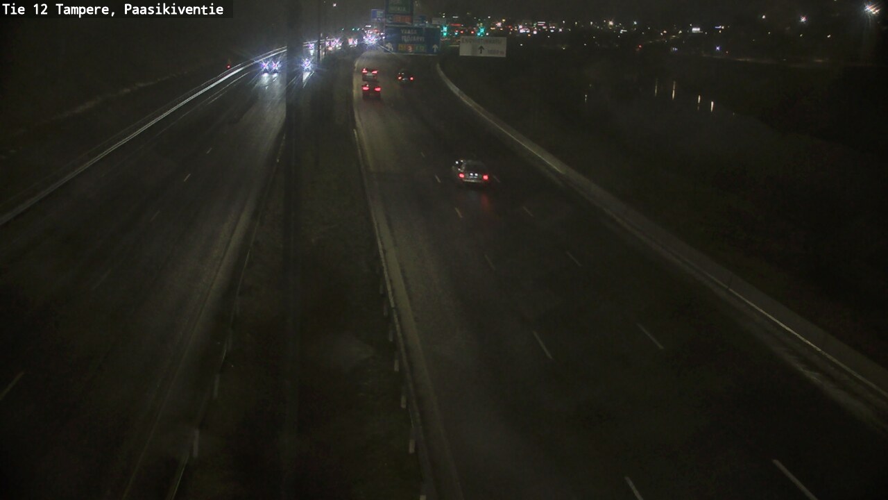 Weather Camera Image Väg 12 Tammerfors, Paasikiventie, Tampere, Pirkanmaa