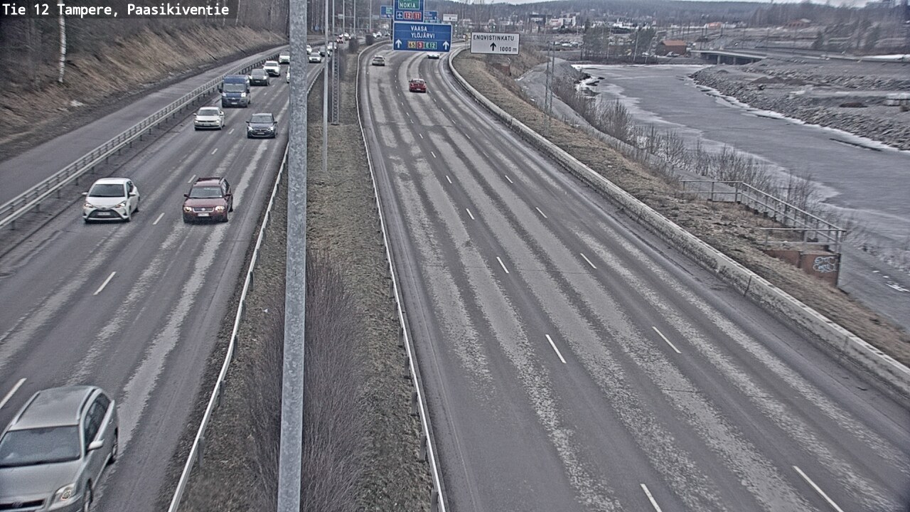 Kelikamerat Kuva Tie 12 Tampere, Paasikiventie, Tampere, Pirkanmaa