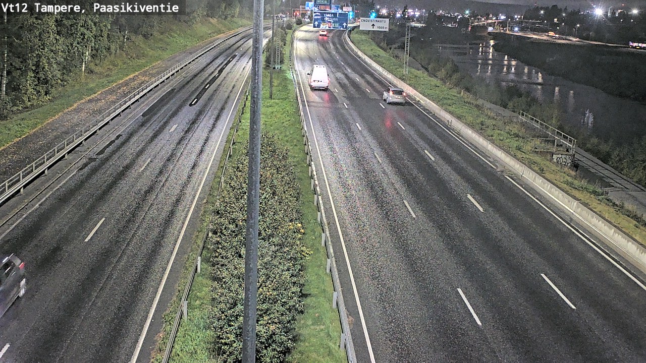 Weather Camera Image Väg 12 Tammerfors, Paasikiventie, Tampere, Pirkanmaa