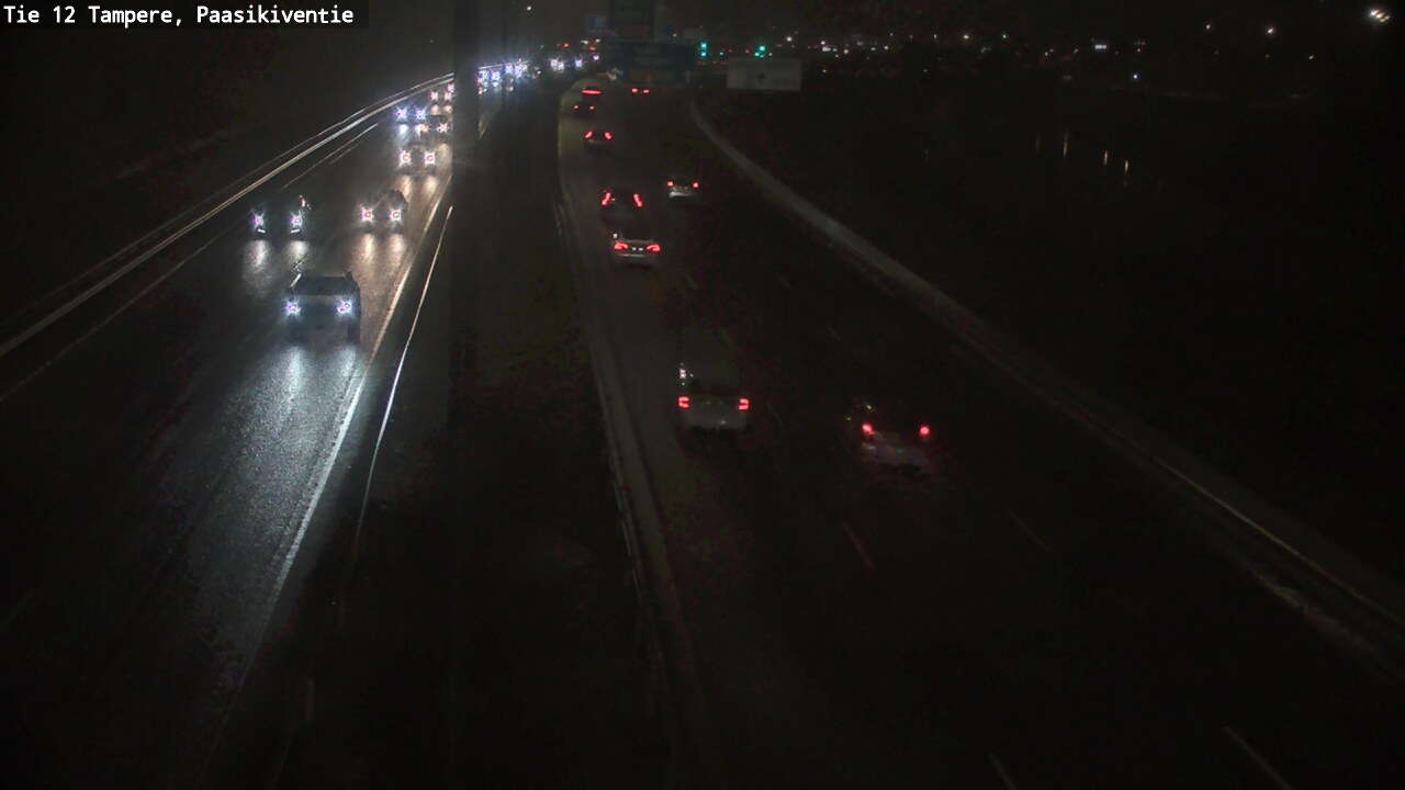 Weather Camera Image Väg 12 Tammerfors, Paasikiventie, Tampere, Pirkanmaa
