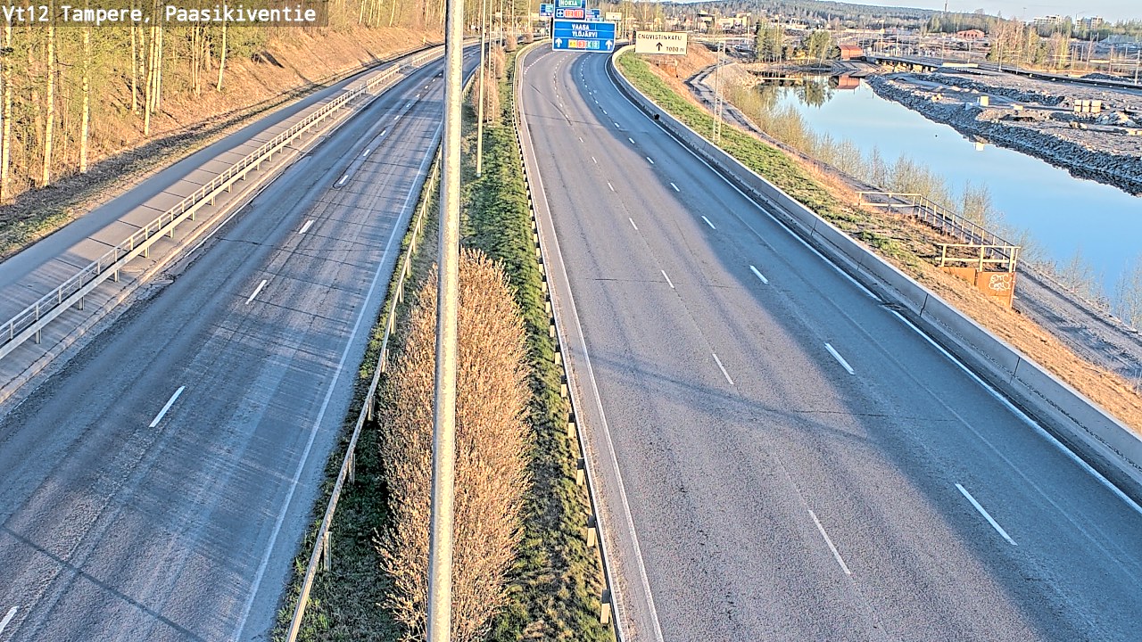Kelikamerat Kuva Tie 12 Tampere, Paasikiventie, Tampere, Pirkanmaa