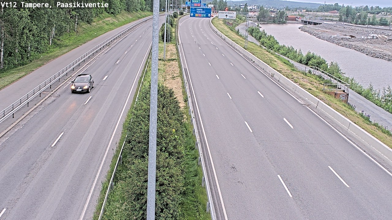 Kelikamerat Kuva Tie 12 Tampere, Paasikiventie, Tampere, Pirkanmaa